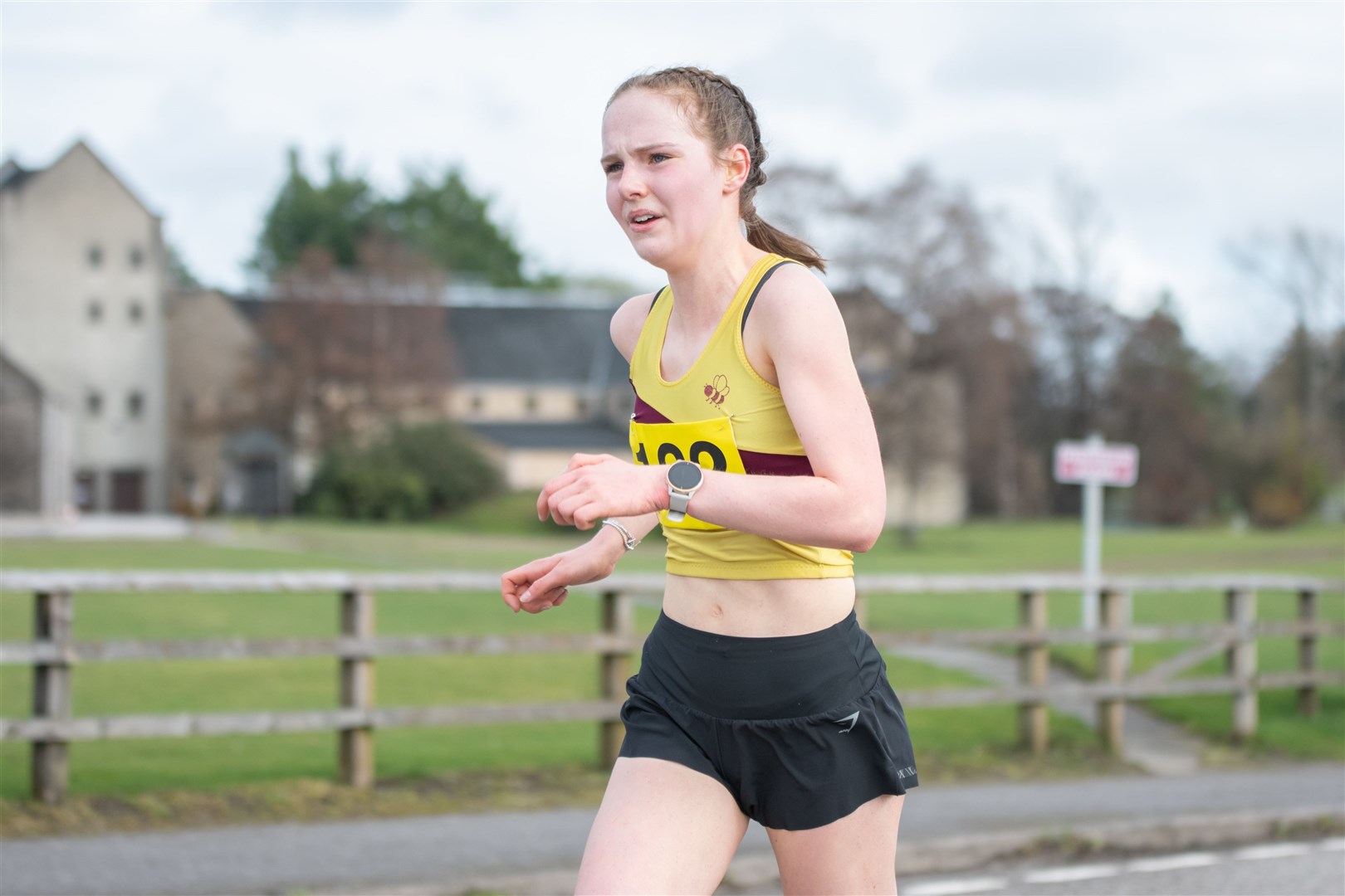 13th overall and 1st female in the Moray Road Runners 10k Race - Caitlyn Heggie...Picture: Daniel Forsyth..