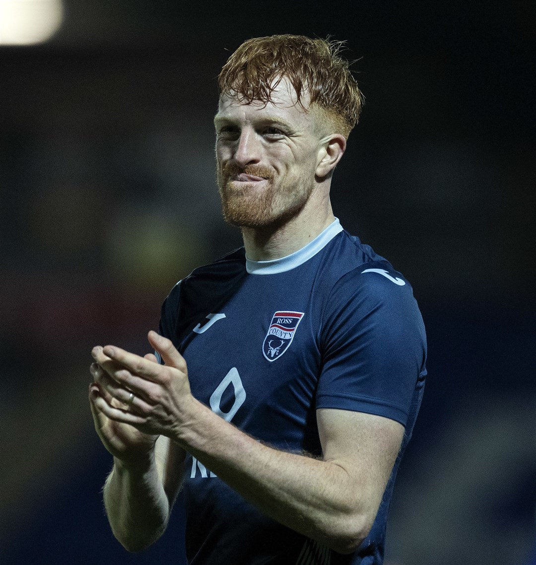 Simon Murray led the way for the Staggies with a brace. Picture: Ken Macpherson